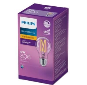 Philips CRI90 LED Light Bulb.